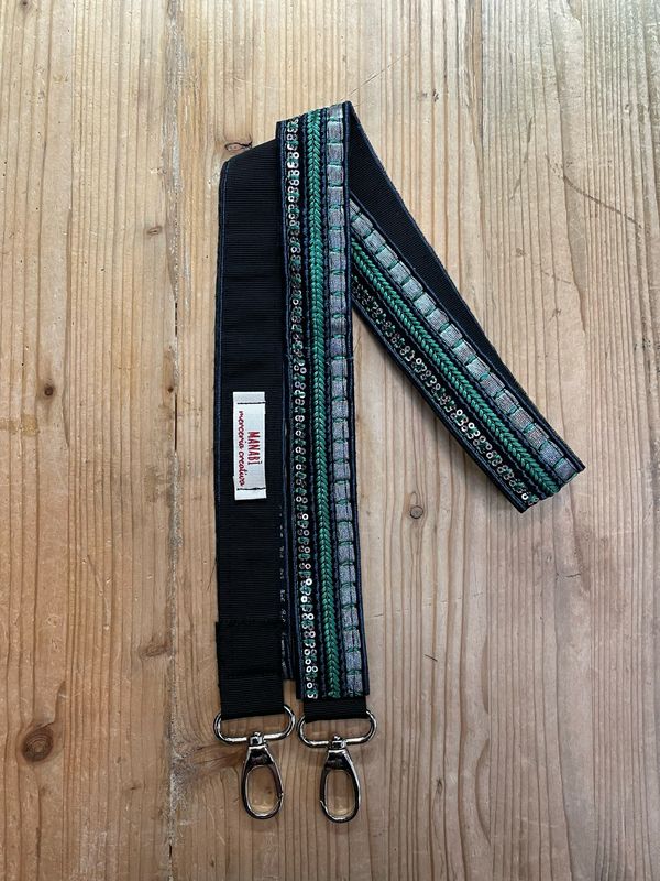 Tracolla con Bordo Verde e Blu