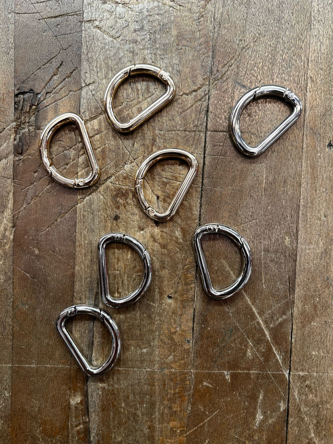 Moschettoni a D Apribili