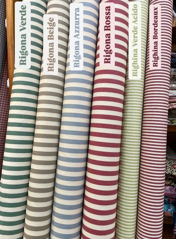 Cotone Resinato Righe h180 Cotone Resinato Righe h180