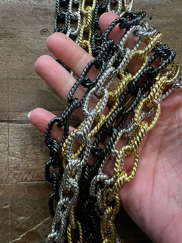 Catena con Moschettoni Martellata