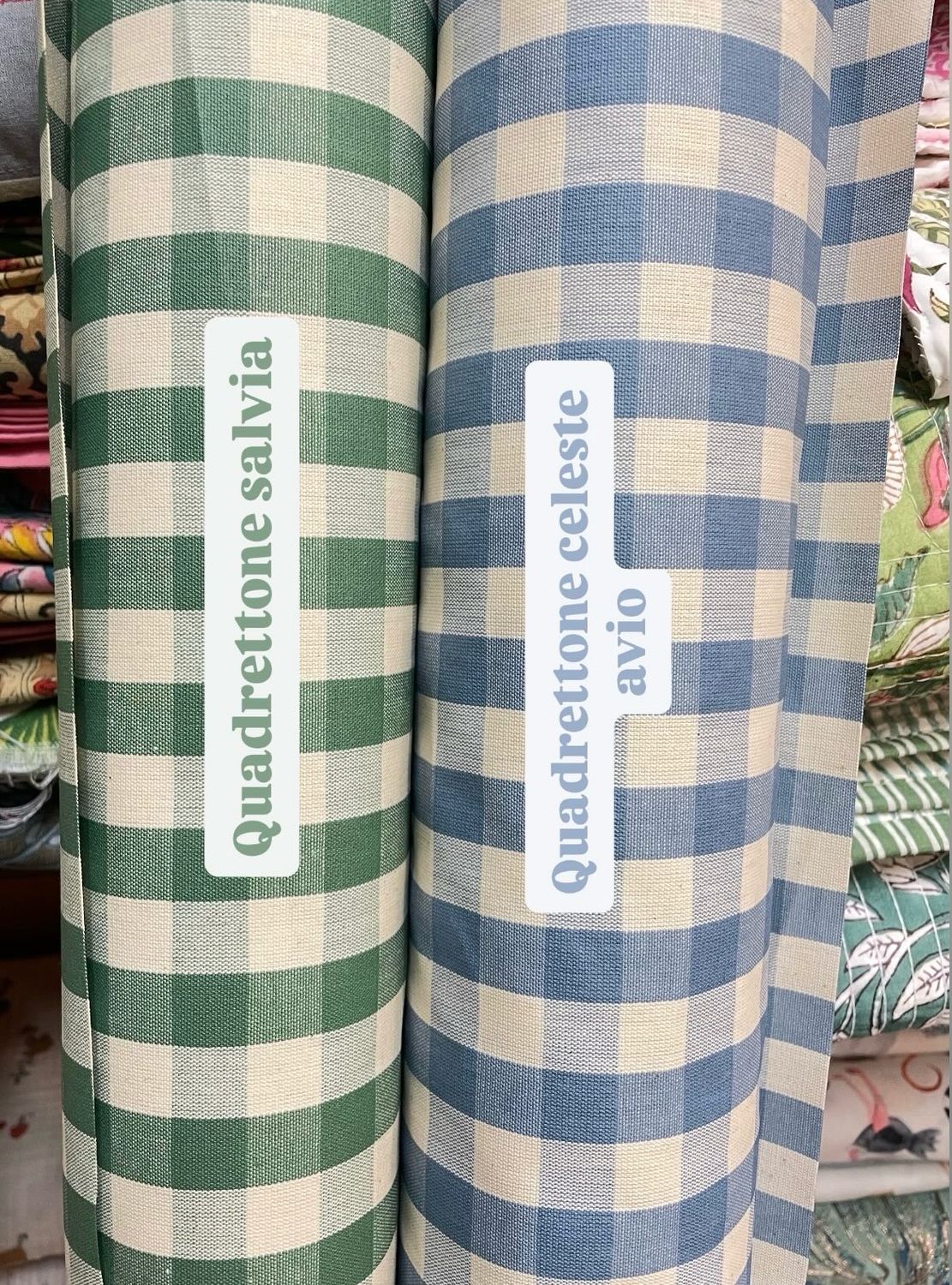 Cotone Resinato Quadrettone  h180