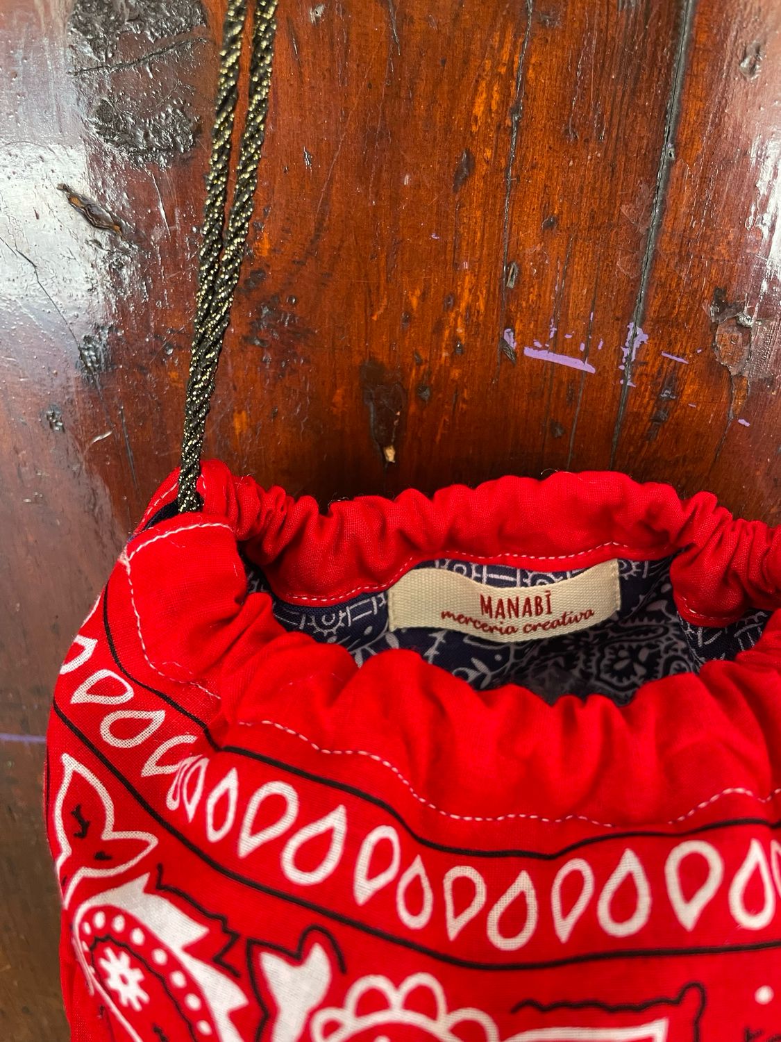 Secchiellino Gino Bandana, colore: Rosso/Blu