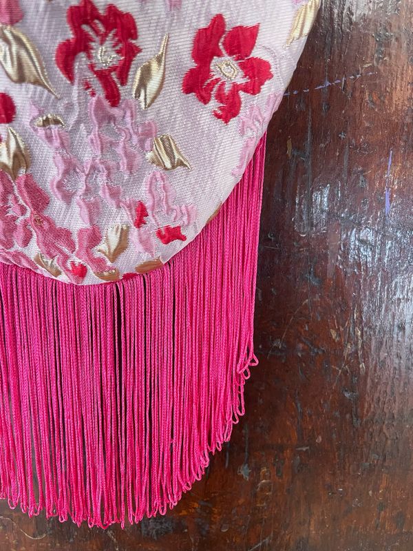 Borsetta Lola Japan Rosa Frangia Fuxia