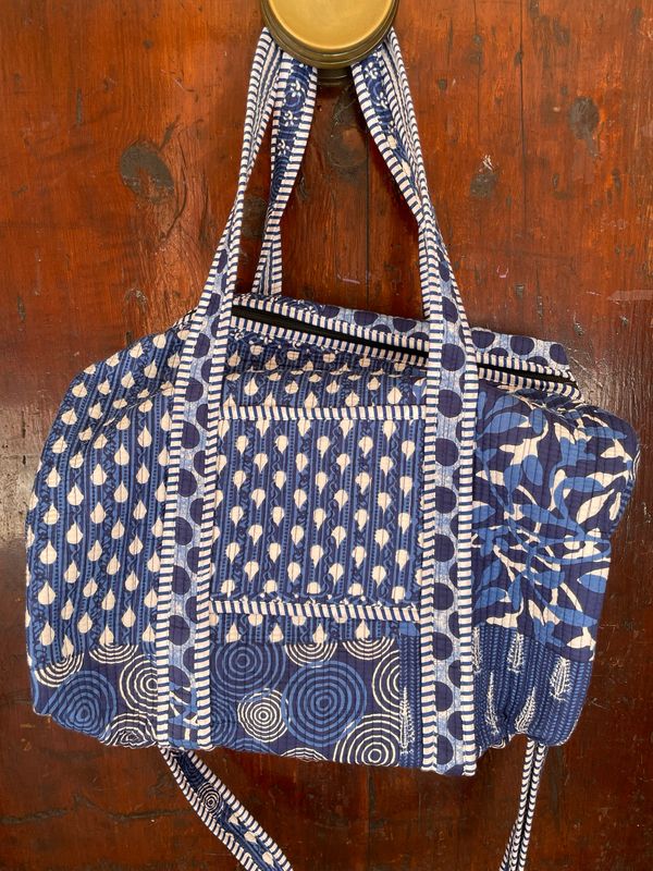 Duffle Bag Indiano Blu fantasia
