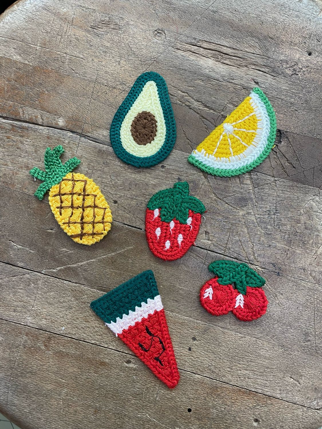 Applicazione Frutta Uncinetto