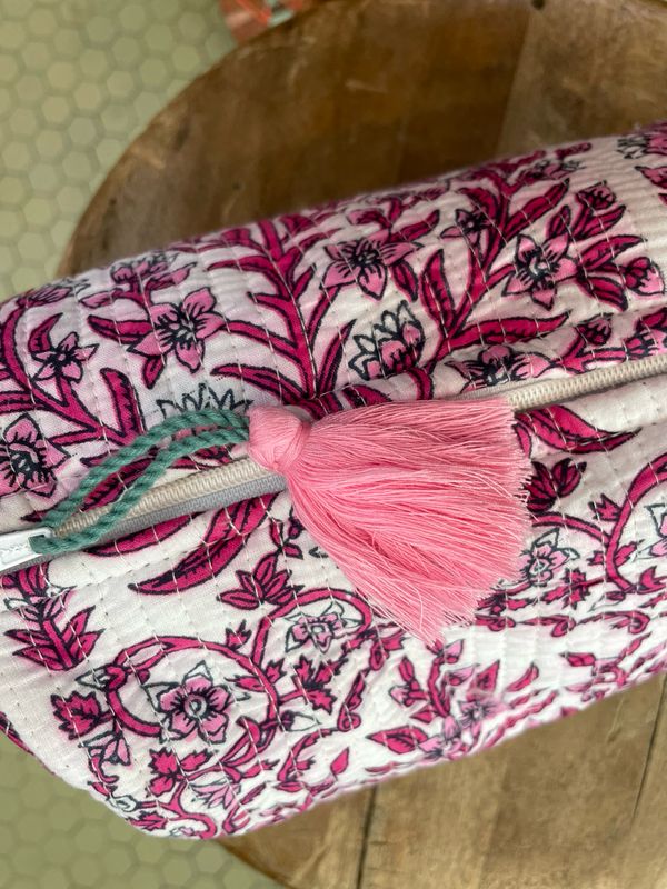 Beauty Indiani Base Bianca fiori Fuxia e rosa