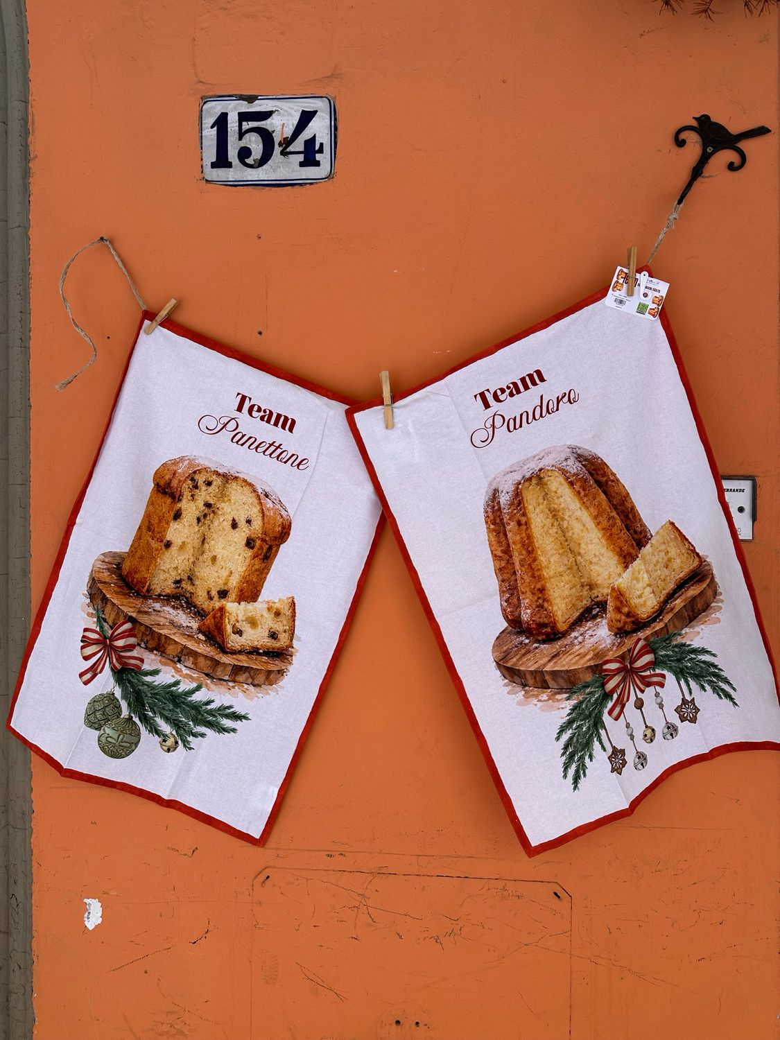 Strofinacci Pandoro e Panettone