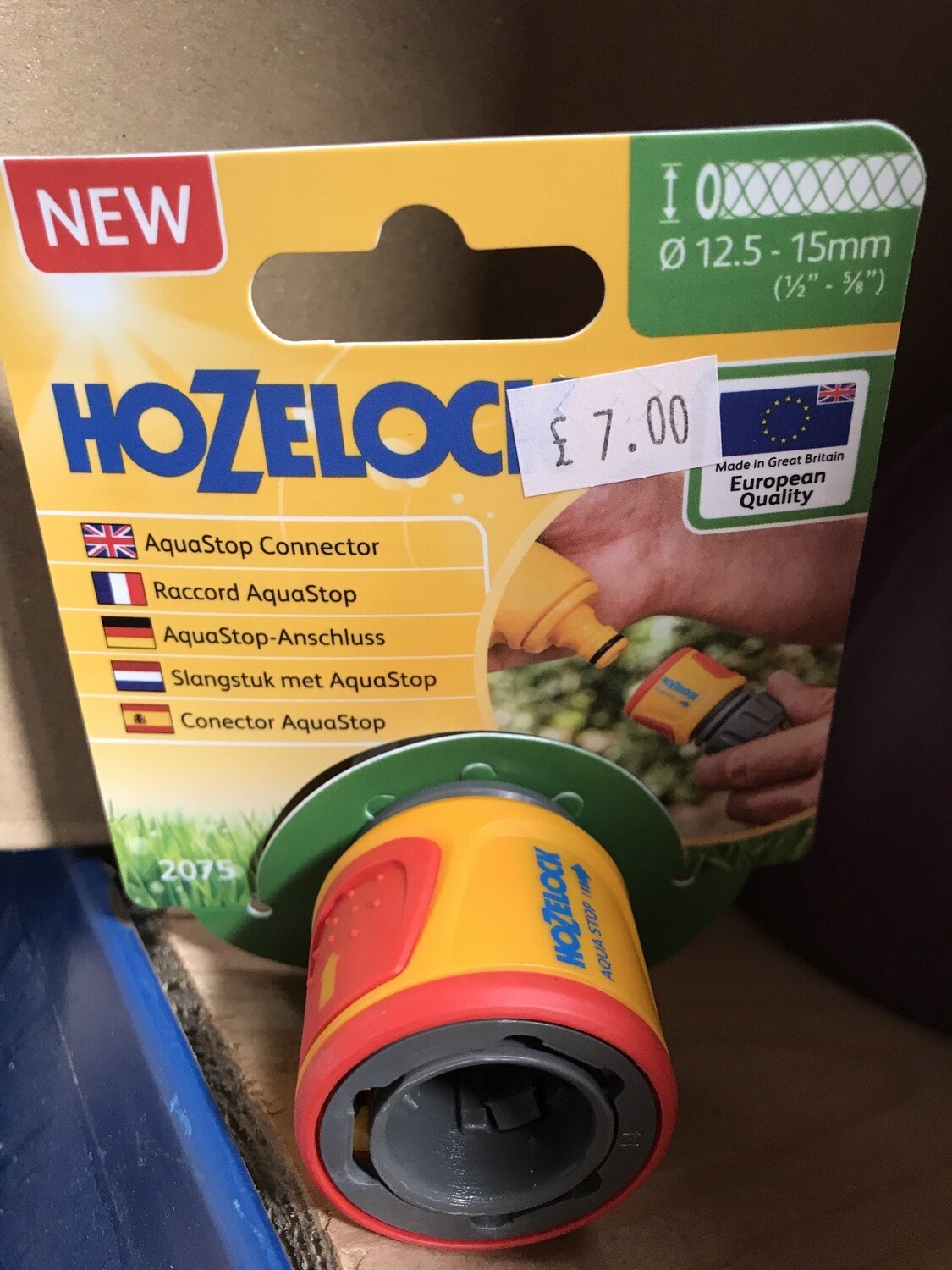 Hozelock Aqua Stop Connector