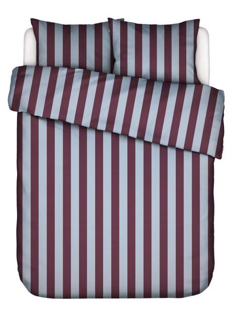 DBO Minte Stripe Mauve wine - Ice blue