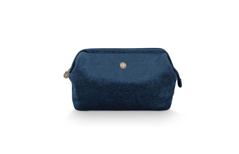 Cooper Cosmetic Purse Velvet Blue