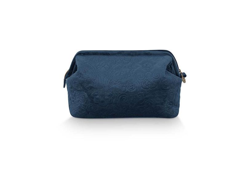 Cooper Cosmetic Purse Velvet Blue