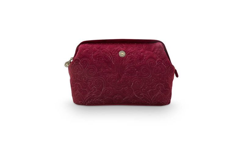 Cooper Cosmetic Purse Velvet Red