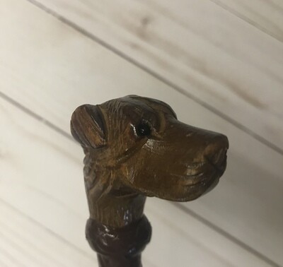 Antique Dog Head Whip