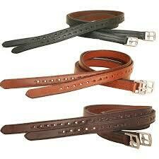 Tory Half Hole Lined Stirrup leathers