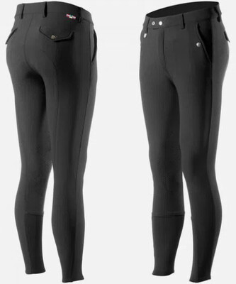 Horze Men&#39;s Grand Prix Silicone Knee Patch Breeches