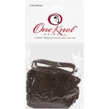 One Knot Hair Net Dark Brown