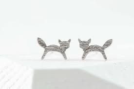 Mare Modern Goods Fox Earrings Silver