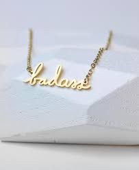 Mare Modern Goods &#39;Badass&#39; Necklace Gold