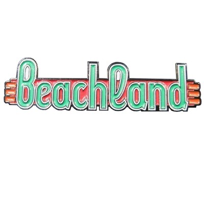 Beachland Neon Logo Soft Enamel Pin