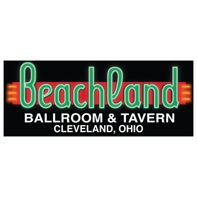 Beachland Neon Logo Sticker
