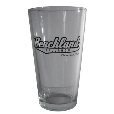 Beachland Baseball Logo Pint Glass