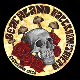 Beachland Skull &amp; Roses Sticker