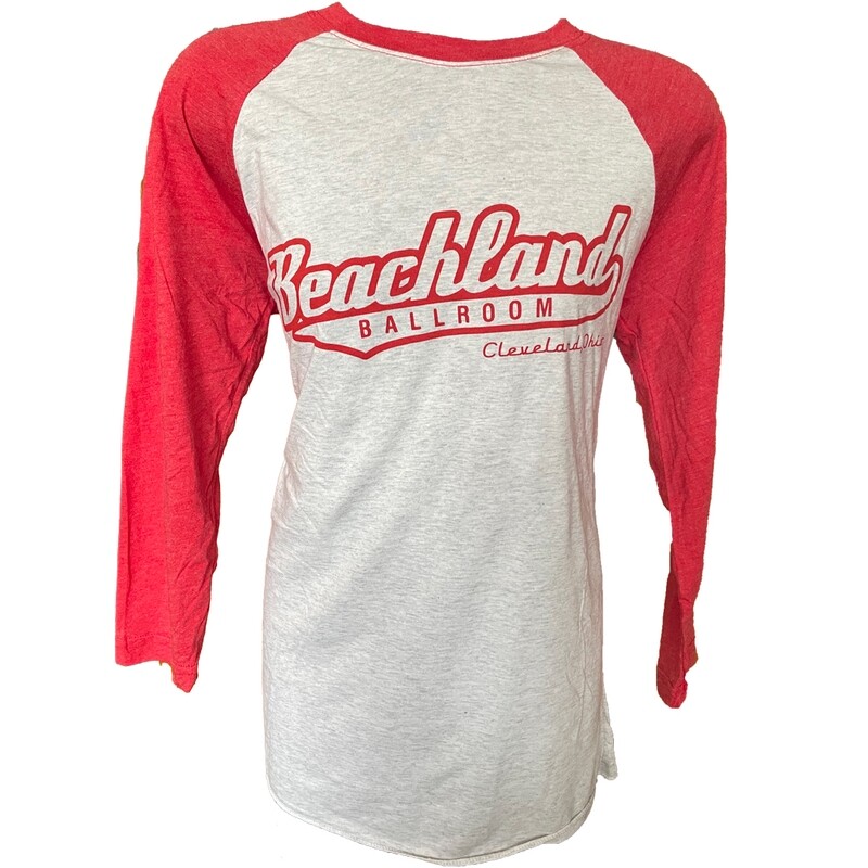 Beachland Baseball Logo 3/4 Sleeve Tee