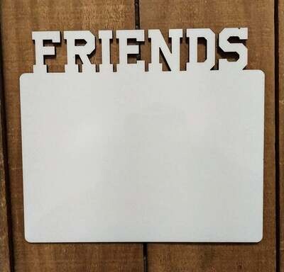 Friends Board with offset **DIGITAL FILE**-**    FREE TEMPLATE **