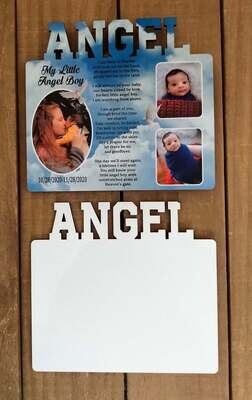 Angel Board with offset **DIGITAL FILE**-**    FREE TEMPLATE **