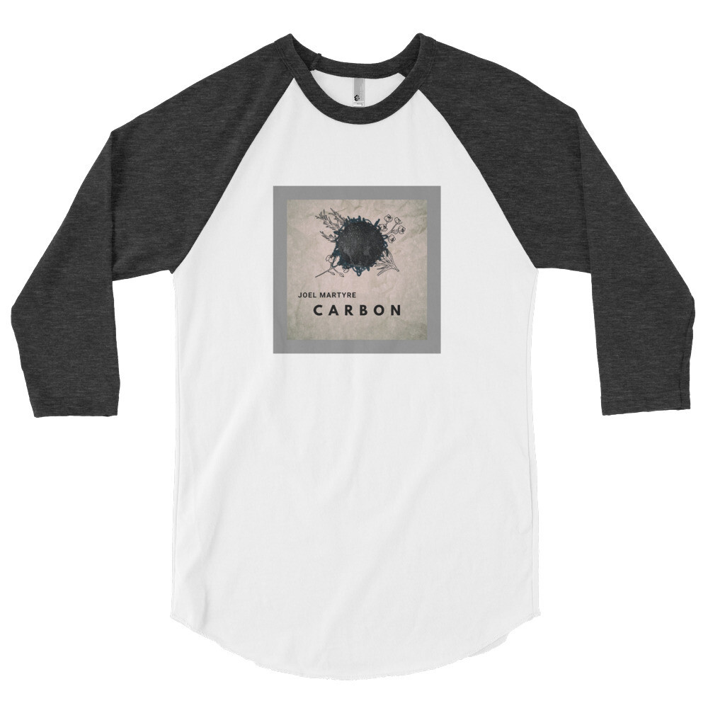 Carbon Baseball 3/4 sleeve raglan shirt