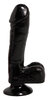 BASIX RUBBER WORKS 7.5IN DONG WITH SUCTION CUP BLACK