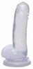 BASIX RUBBER WORKS 8" WITH SUCTION CUP CLEAR