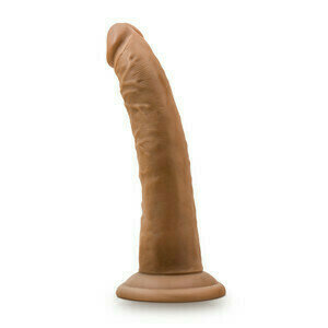 DR. SKIN 7" COCK WITH SUCTION CUP MOCHA