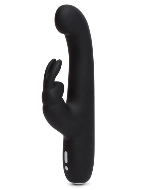 HAPPY RABBIT SLIMLINE G SPOT RECHARGEABLE VIBE BLK