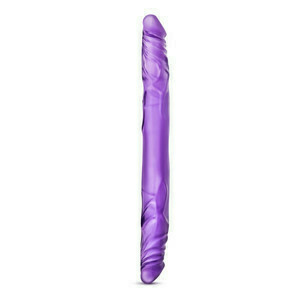B YOURS 14" DOUBLE DILDO PURPLE B YOURS 14" DOUBLE DILDO PURPLE