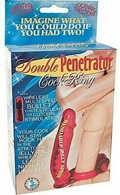DOUBLE PENETRATOR COCKRING RED