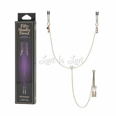 FIFTY SHADES FREED ALL SENSATION NIPPLE AND CLITORAL CHAIN