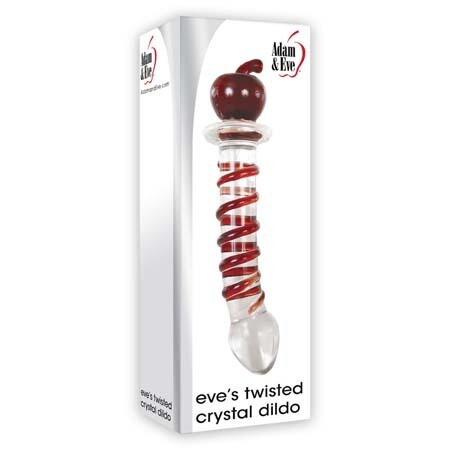 ADAM AND EVE TWISTED CRYSTAL DILDO