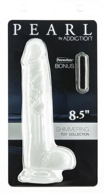 ADDICTION PEARL 8.5" DONG WITH BULLET
