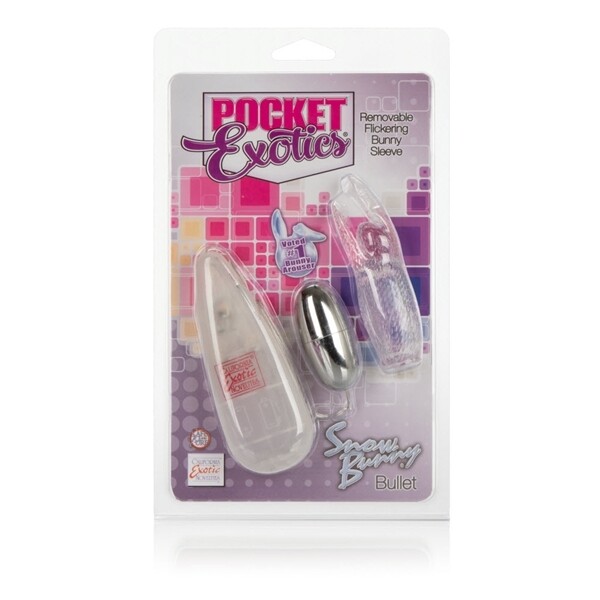 POCKET EXOTICS SNOW BUNNY BULLET CLEAR