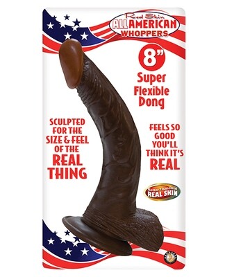 AFRO AMERICAN WHOPPER 8" WITH BALLS