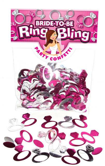 BRIDE TO BE RING BLING CONFETTI