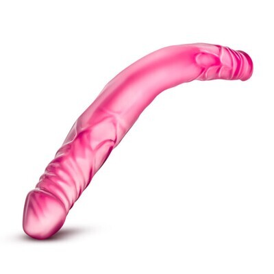 B YOURS 14" DOUBLE DILDO PINK