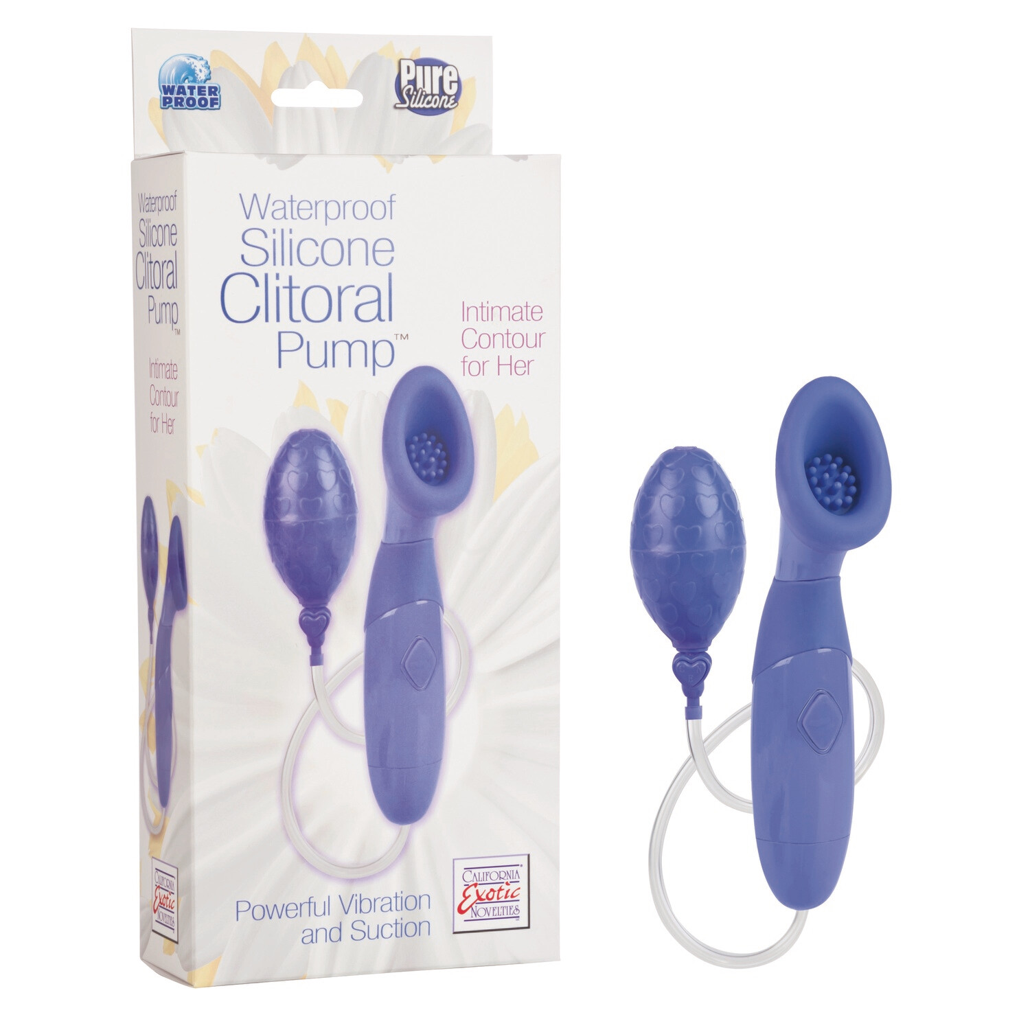 CLITORAL PUMP SILICONE WP PURPLE