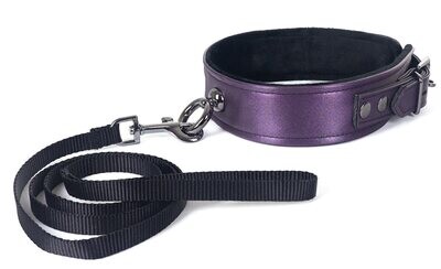 COLLAR AND LEASH GALAXY LEGEND PURPLE