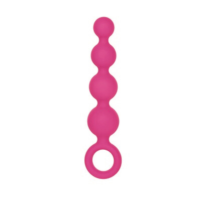 SILICONE BOOTY BEADS PINK