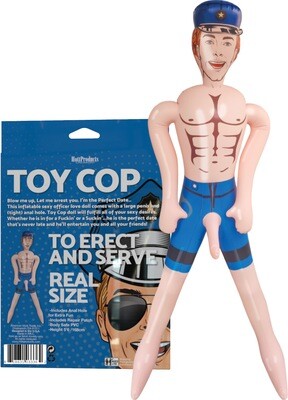 COP INFLATABLE PARTY DOLL