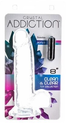CRYSTAL ADDICTION DONG 8"