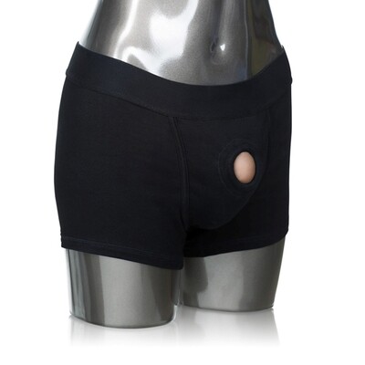 PACKER GEAR BLK BRIEF HARNESS L/XL