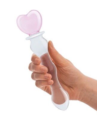GLAS 8" SWEETHEART DILDO
